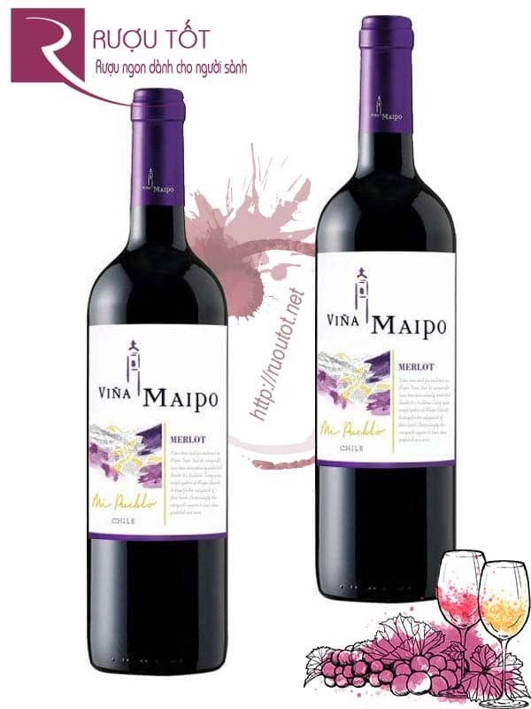 Vang Chile Vina Maipo Mi Pueblo Merlot