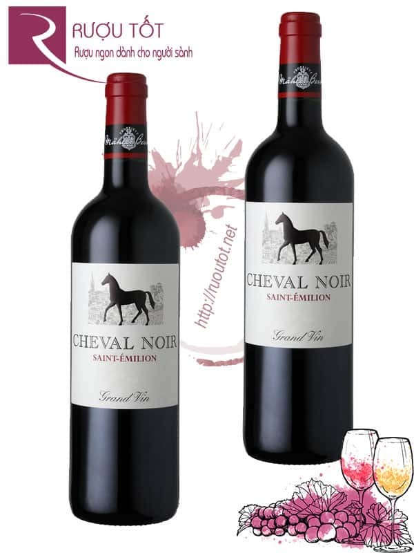 Vang Pháp Cheval Noir Bordeaux Red