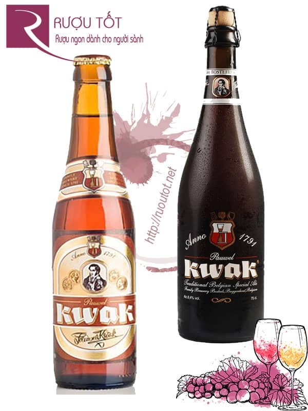 Bia Kwak - Pauwel Kwak Bỉ 330ml 750ml nồng độ 8,5%