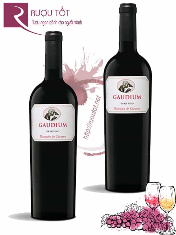 Rượu Vang Gaudium Marques de Caceres Rioja