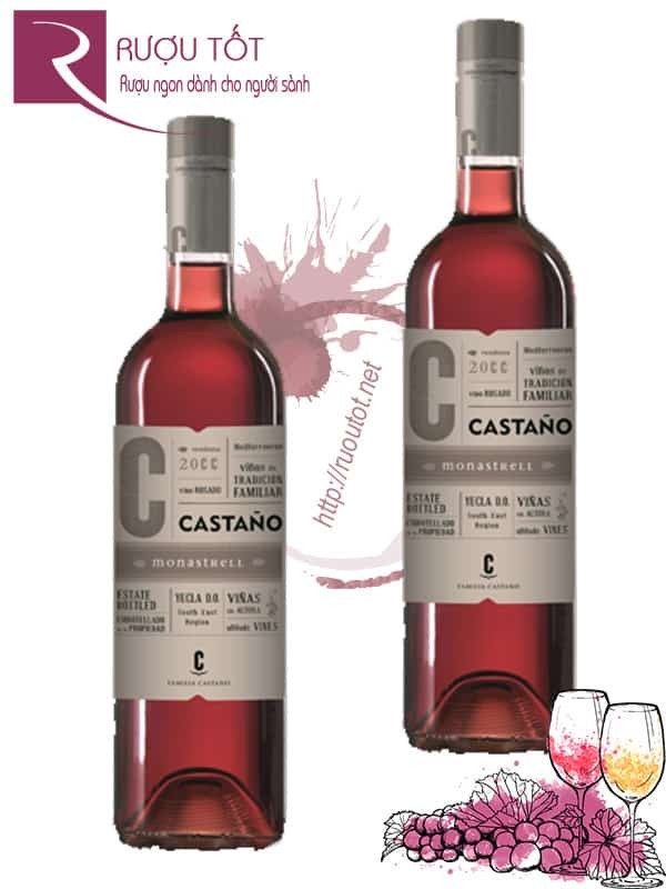 Rượu Vang Castano Monastrell Bodega Yecla Rose