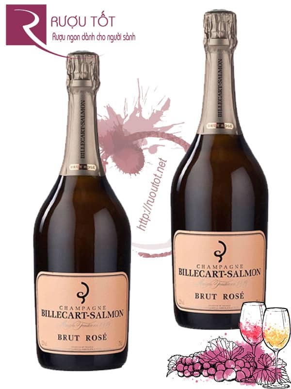 Rượu Champagne Billecart Salmon Brut Rose