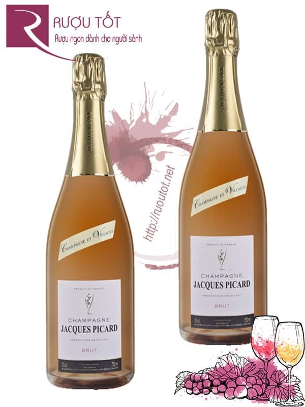 Vang Pháp Jacques Picard Brut Thượng hạng