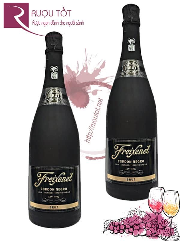 Vang Nổ Freixenet Cordon Negro Brut