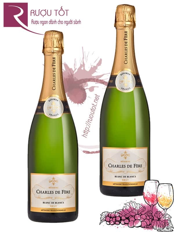 Vang Nổ Charles de Fere Reserve Blanc de Blancs