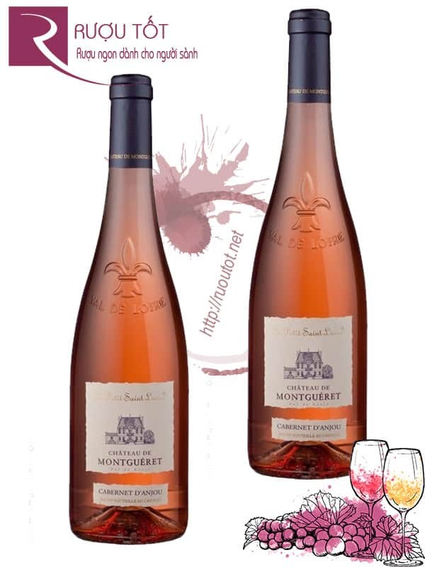 Vang Pháp Chateau de Mongueret Rose d'Anjou