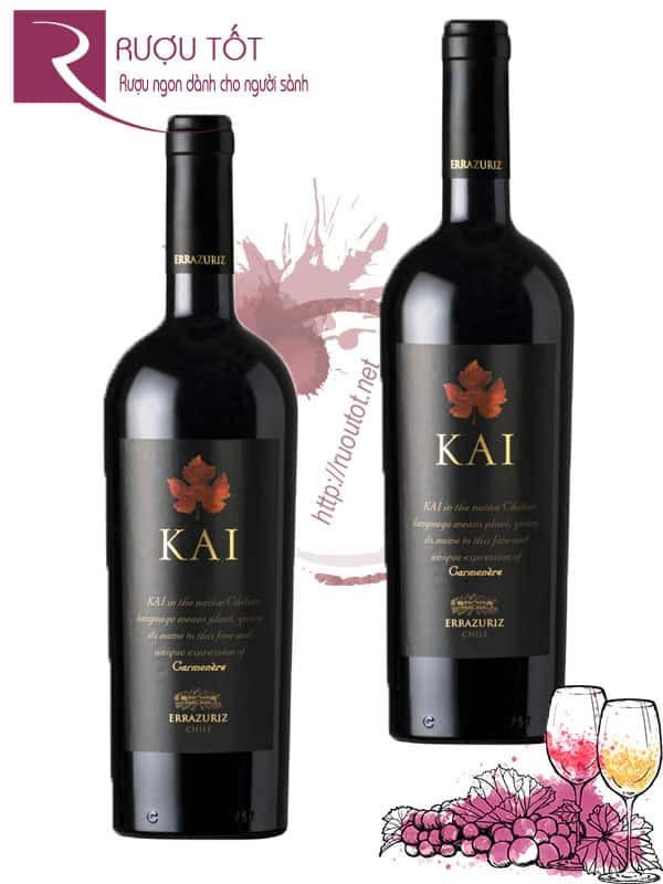 Vang Chile KAI Carmenere Errazuriz Aconcagua Valley Cao cấp