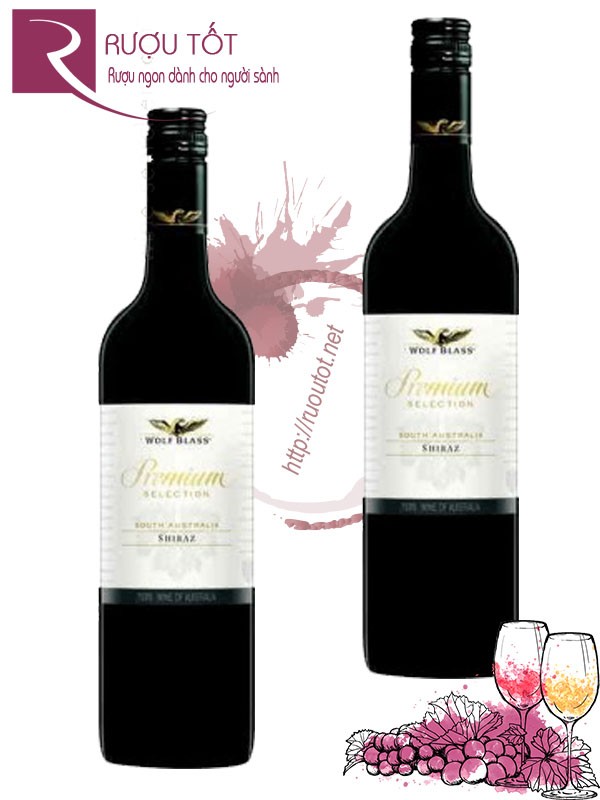 Rượu vang Wolf Blass Premium Selection Shiraz Chiết khấu cao