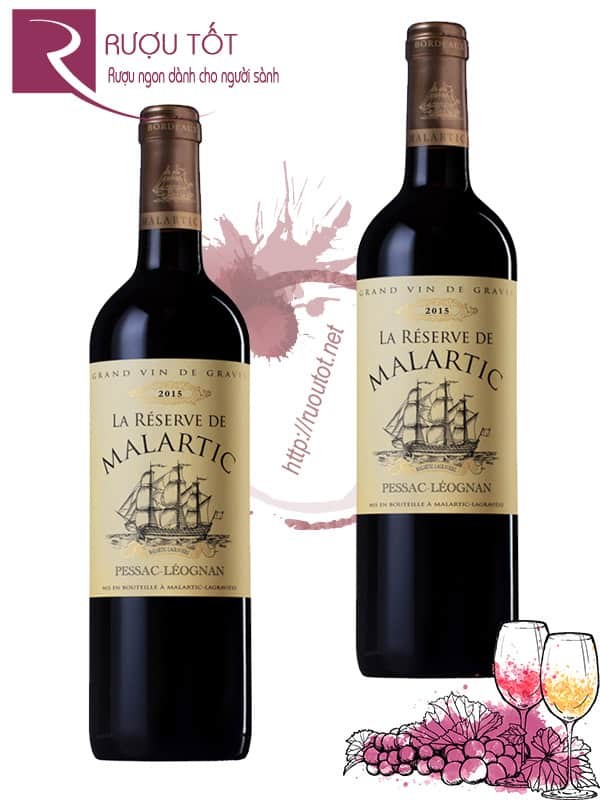 Vang Pháp La Reserve De Malartic Pessac Leognan Cao Cấp