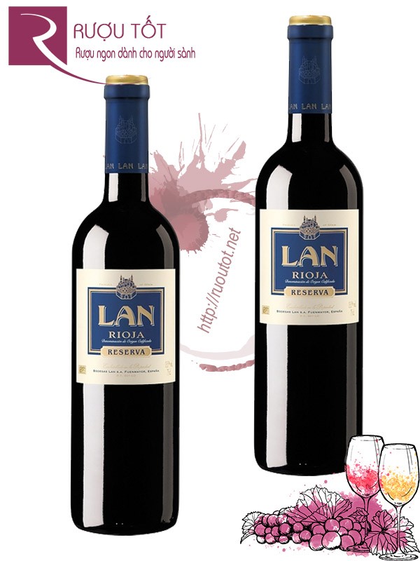 Vang Tây Ban Nha Bodegas Lan Reserva Rioja Thượng hạng