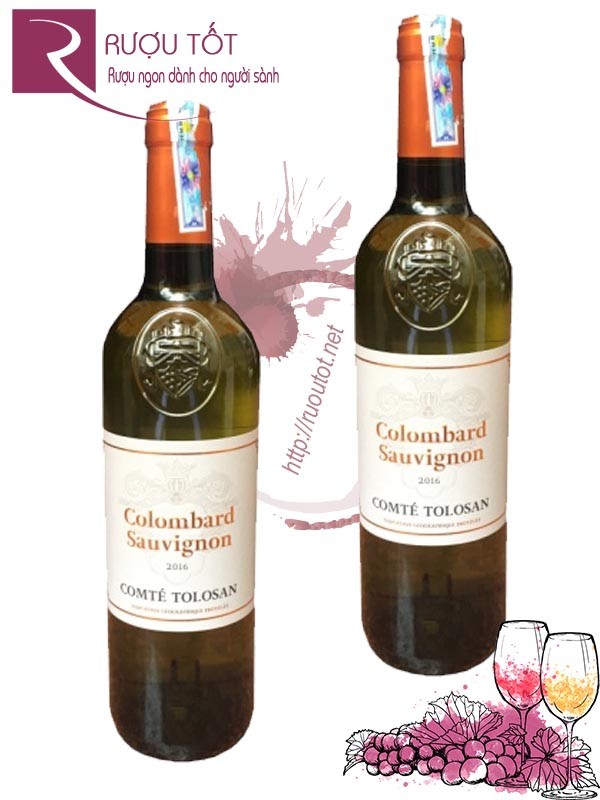 Vang Pháp Comte Tolosan Colombard Sauvignon