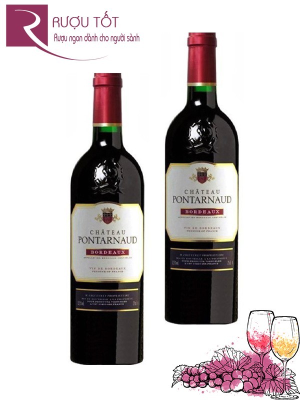 Vang Ph&aacute;p Ch&acirc;teau Pontarnaud Bordeaux Merlot