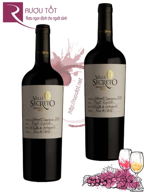 Vang Chile Valle Secreto First Edition Cabernet Sauvignon Cao cấp