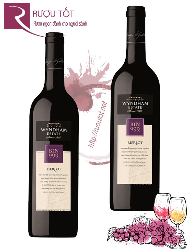 Rượu Vang Bin 999 Merlot George Wyndham