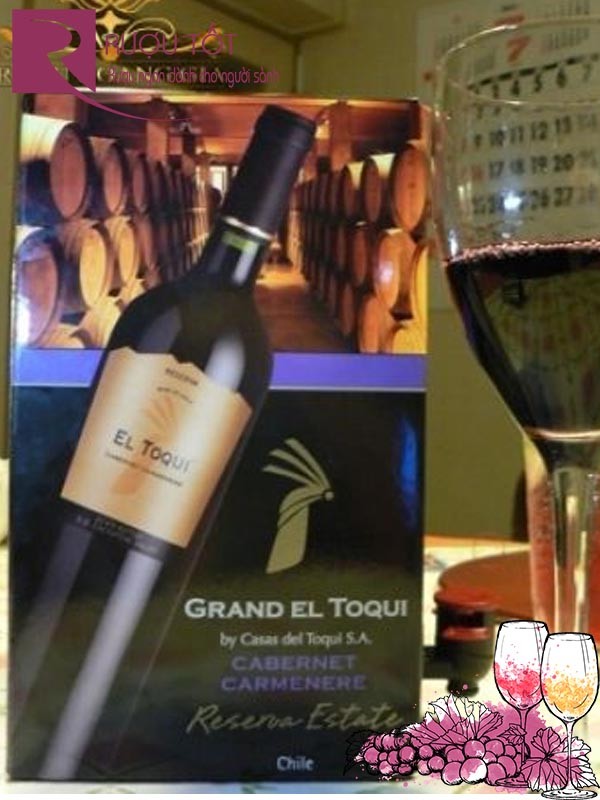 Vang bịch Chile Grand El Toqui Reserva 2l cao cấp