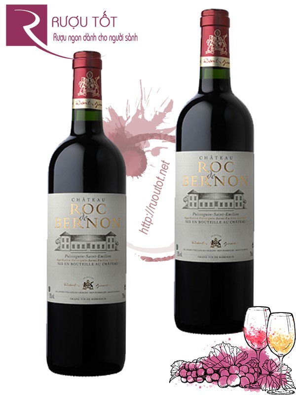 Vang Pháp Chateau Roc De Bernon Puisseguin Saint Emilion Cao Cấp