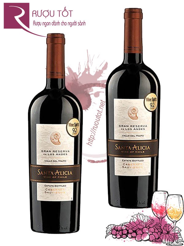 Vang Chile Santa Alicia Gran Reserva Cabernet Sauvignon Chính hãng