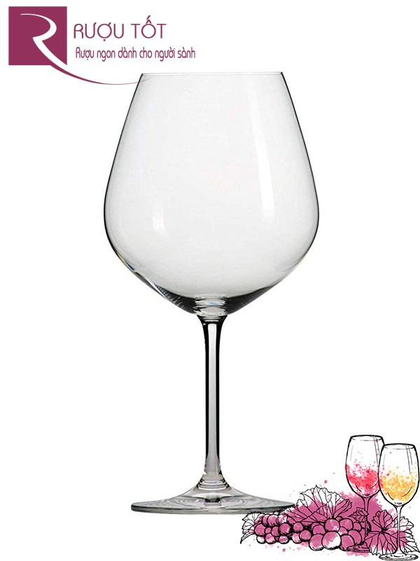 Ly rượu vang Burgundy pha lê Đức Schott Zwiesel 727ml