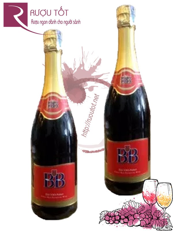 Vang nổ BB Rouge Sparkling Wine Chính hãng