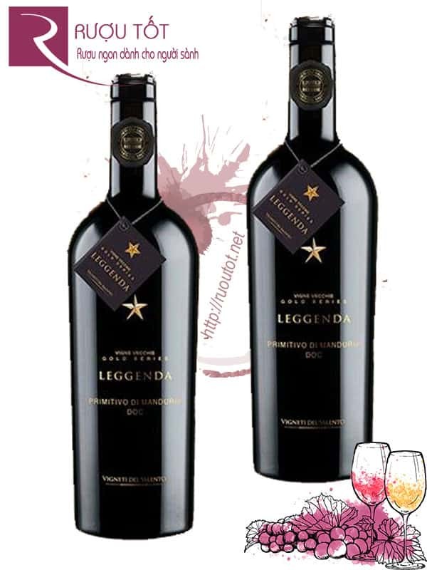 Vang Ý Leggenda Primitivo Limited Thượng hạng