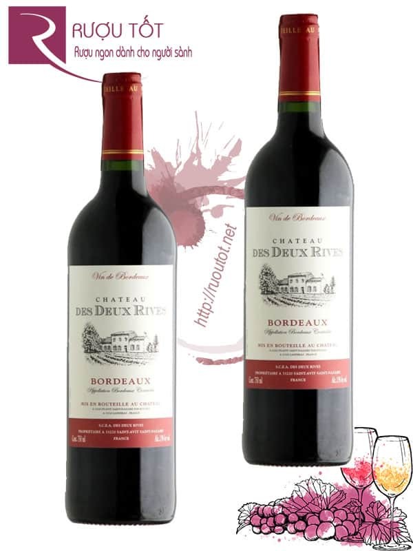 Vang Pháp Chateau Des Deux Rives Bordeaux Cao cấp