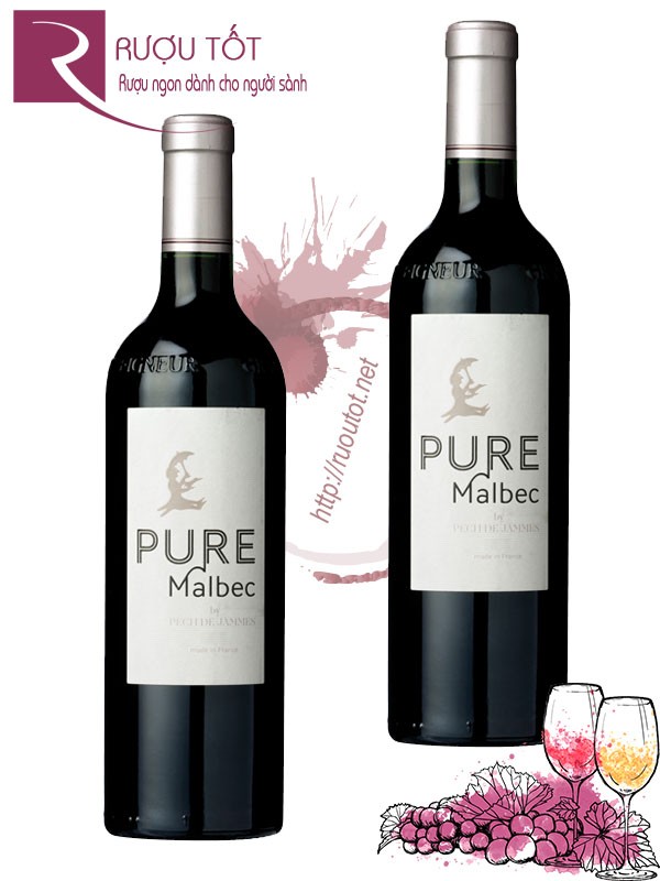 Rượu vang Pure Malbec Chateau Pech De Jammes