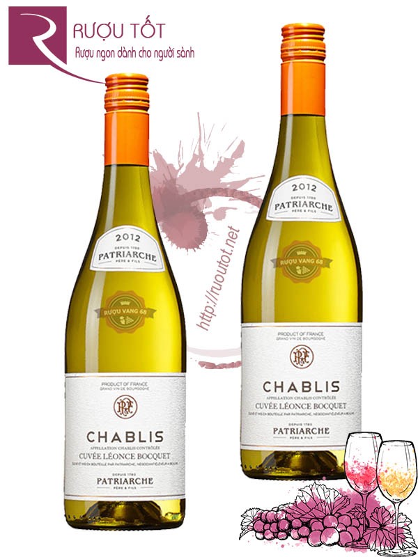 Vang Pháp Chablis Patriarche Chardonnay