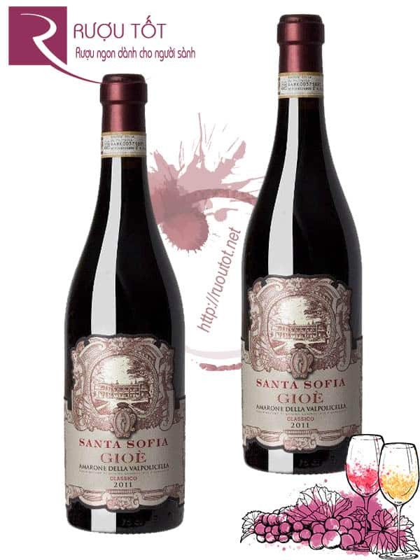 Vang Ý Gioe Santa Sofia Amarone della Valpolicella Classico Cao cấp