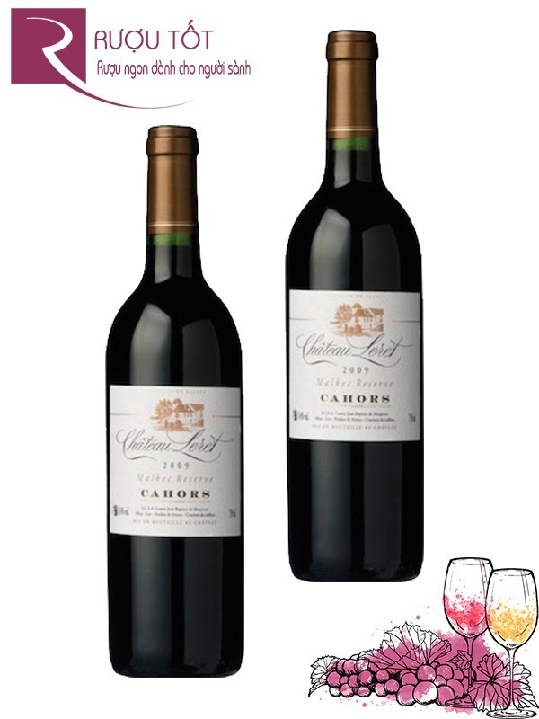 Vang Pháp Chateau Leret Malbec Reserve Chiết khấu cao