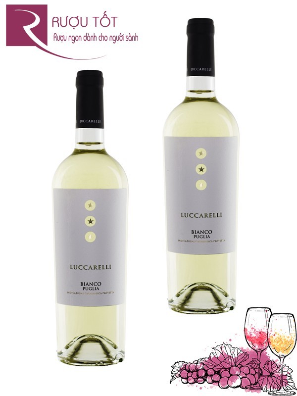 Vang Ý Luccarelli Bianco Chardonnay