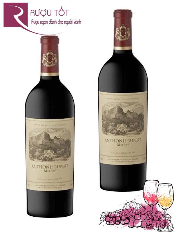 Rượu vang Anthonij Rupert Merlot Chiết khấu cao