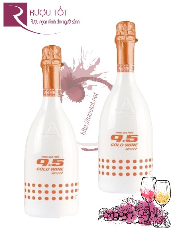 Vang nổ Ý 9.5 Cold Wine Sweet Chiết khấu cao