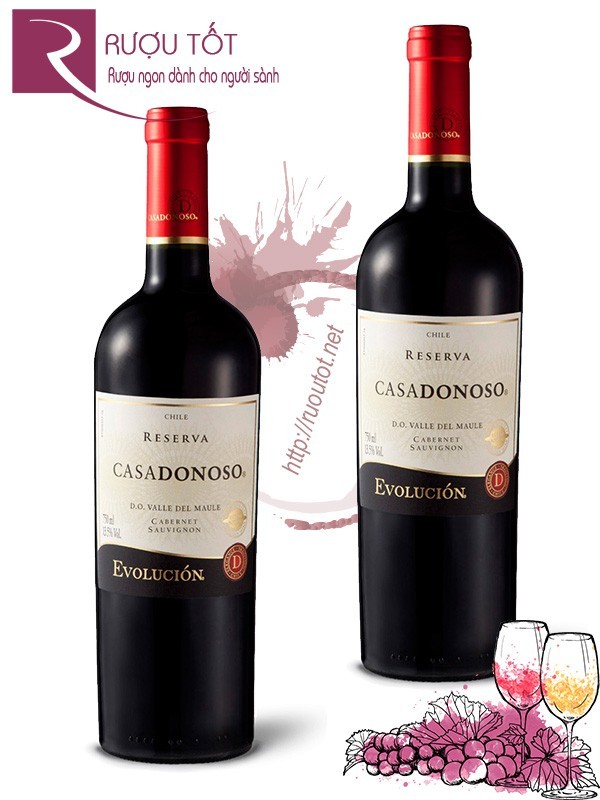 Vang Chile Casadonoso Reserva Cabernet Sauvignon / Carmenere