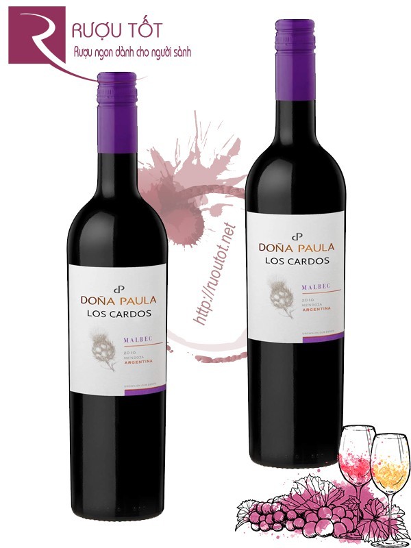 Vang Argentina Dona Paula Los Cardos Malbec