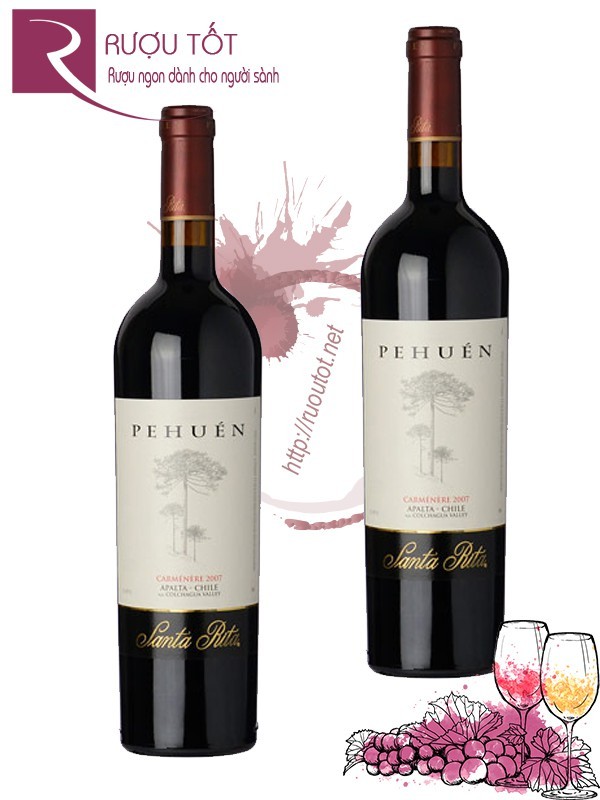 Vang Chile Pehuen Santa Rita Carmenere Thượng hạng