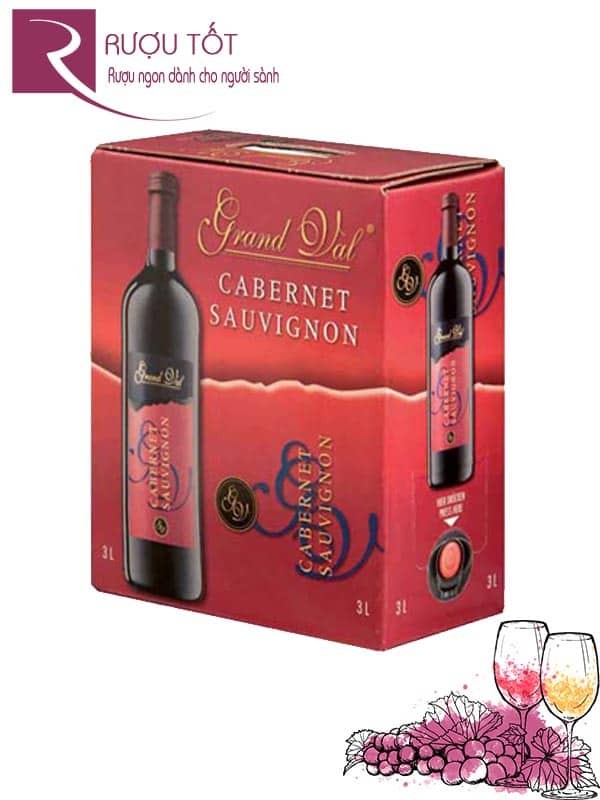 Vang Bịch Grand Val Cabernet Sauvignon Thượng hạng