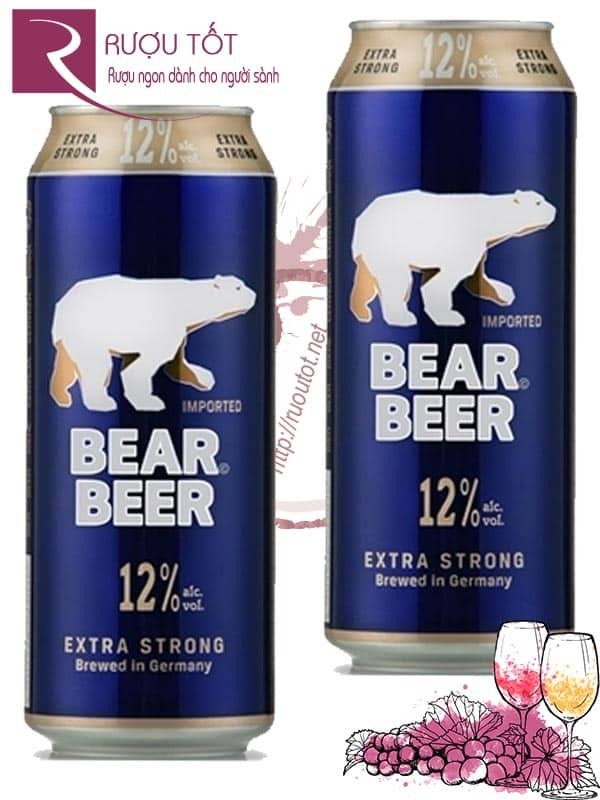 Bia Gấu 12 độ Đức Bear Beer cao cấp chính hãng