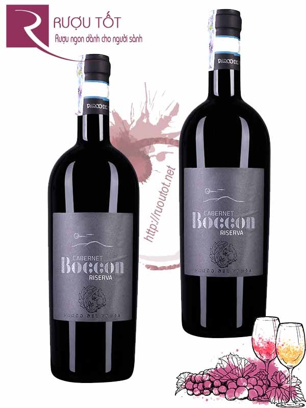 Vang Ý Boccon Riserva Cabernet Thượng hạng