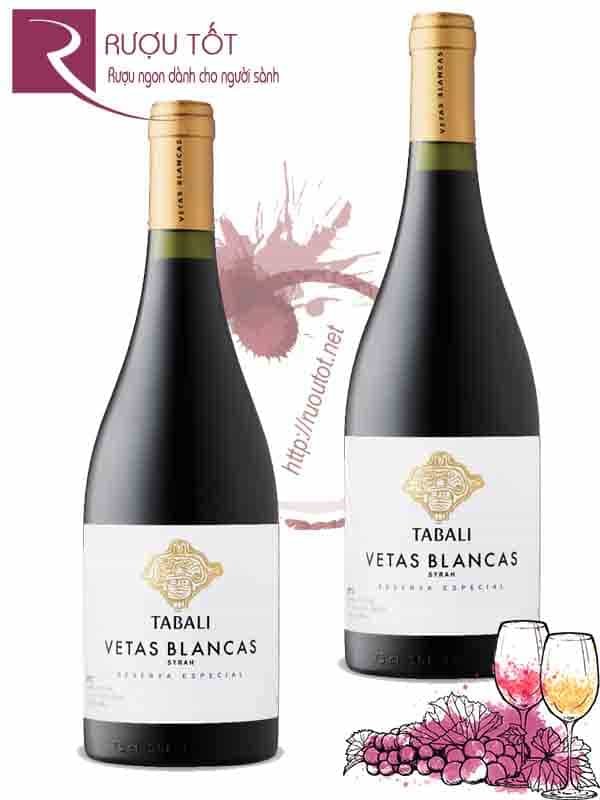 Vang Chile Vetas Blancas Tabali Syrah Reserva Especial