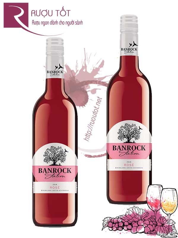 Vang Úc Banrock Station Rose